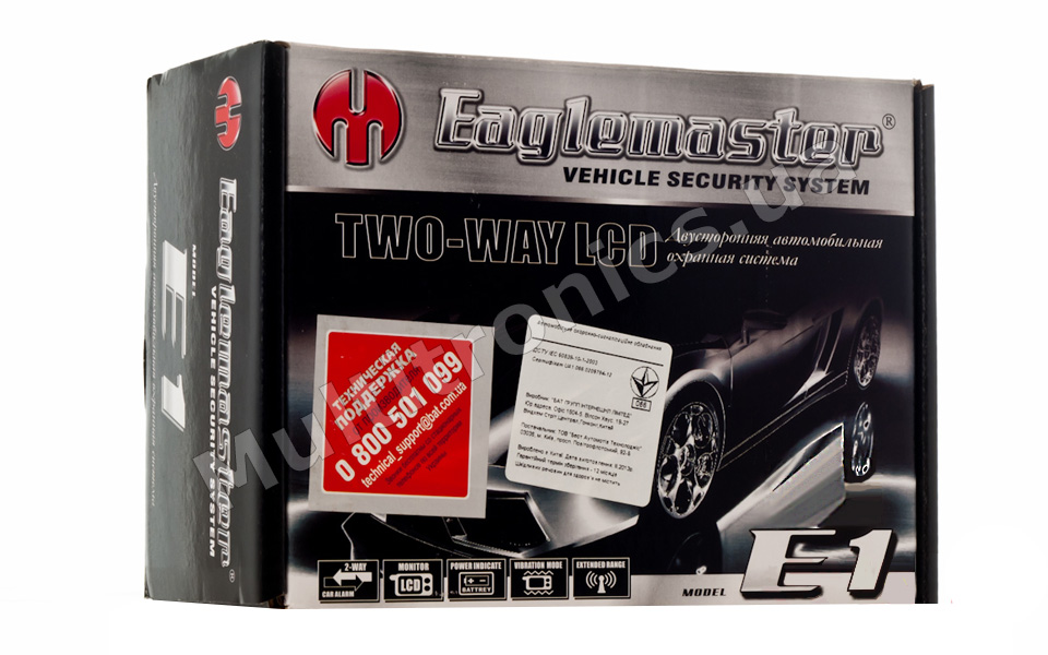 Инструкция Автосигнализация Eaglemaster Е1