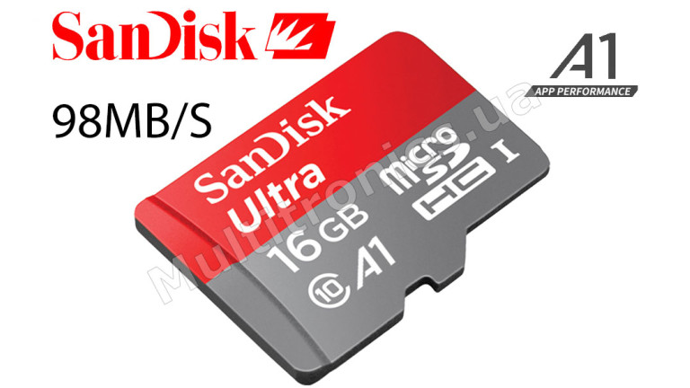 SanDisk Ultra 16GB microSDHC UHS-I